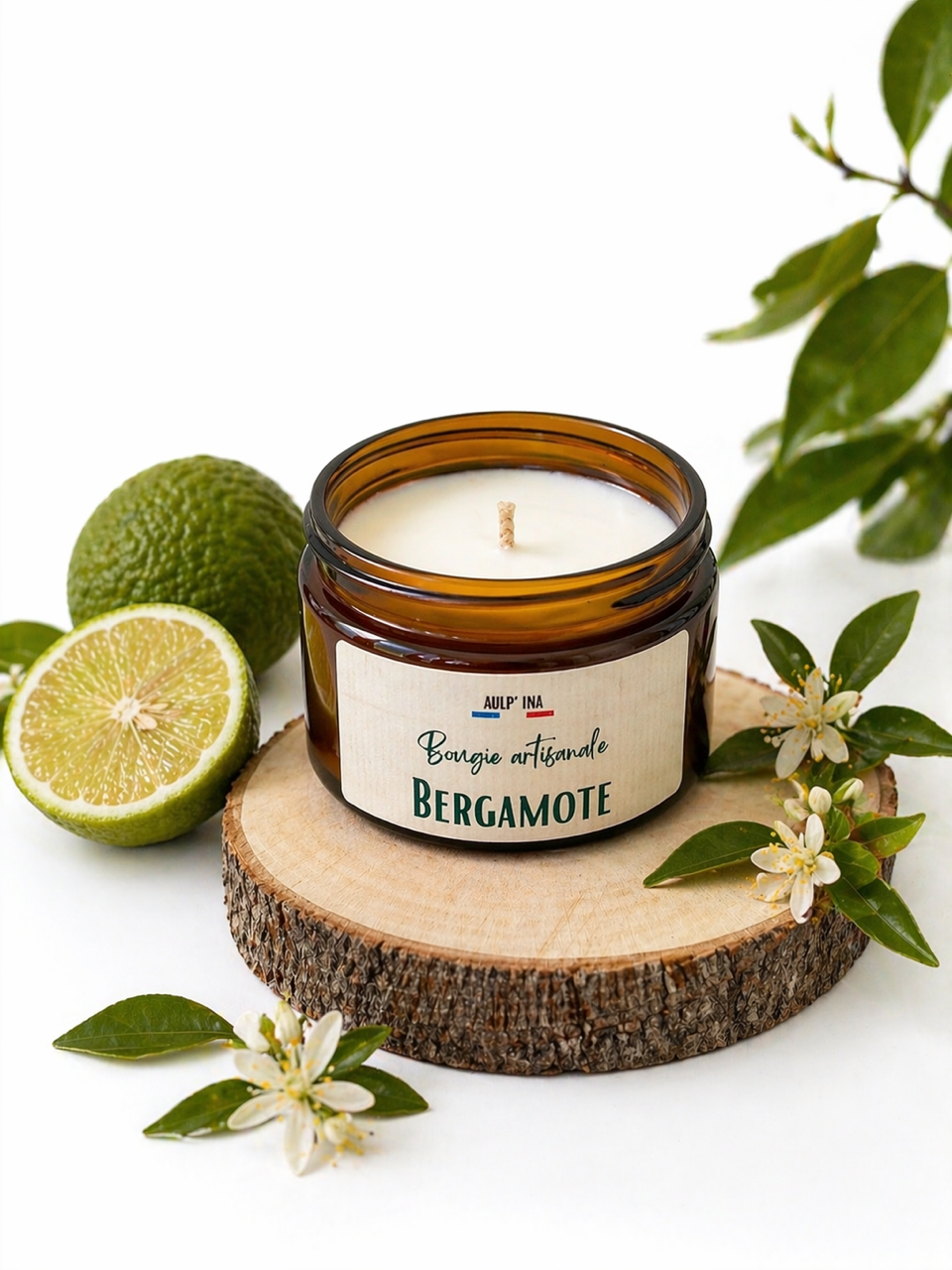 Bougie ambrée Bergamote 100 ML