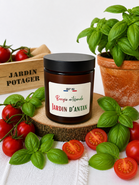 Bougie ambrée Jardin d'antan 250 ml