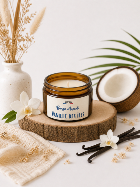 Bougie ambré Vanilles des îles 100 ml