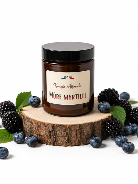 Bougie ambrée Mûre Myrtille 250 ml