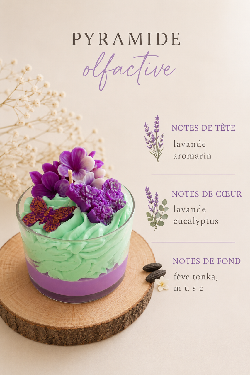 Bougie gourmande Lavande