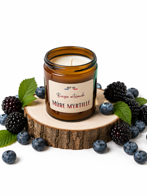 Bougie ambrée Mûre Myrtille 250 ml