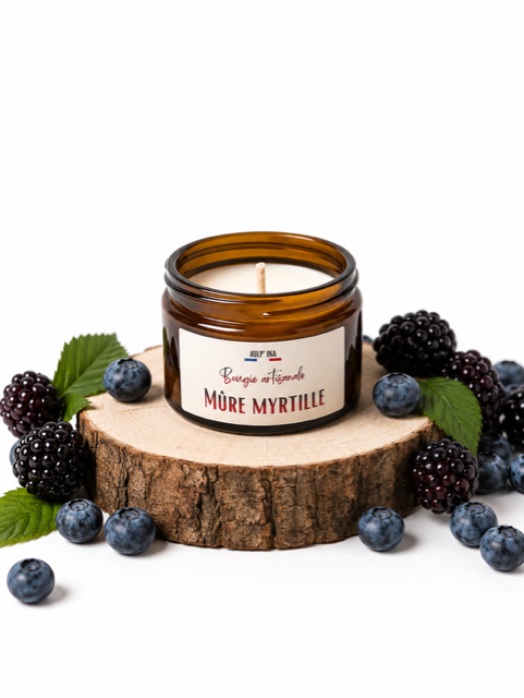Bougie ambrée Mûre Myrtille 100 ML