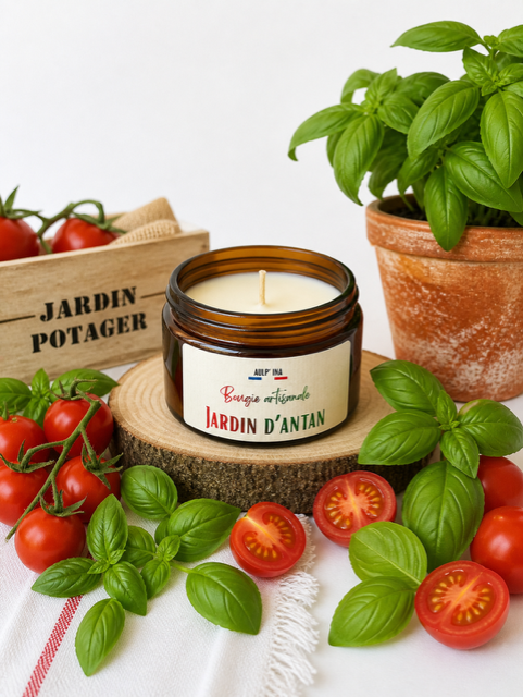 Bougie ambrée Jardin d'antan 100 ml
