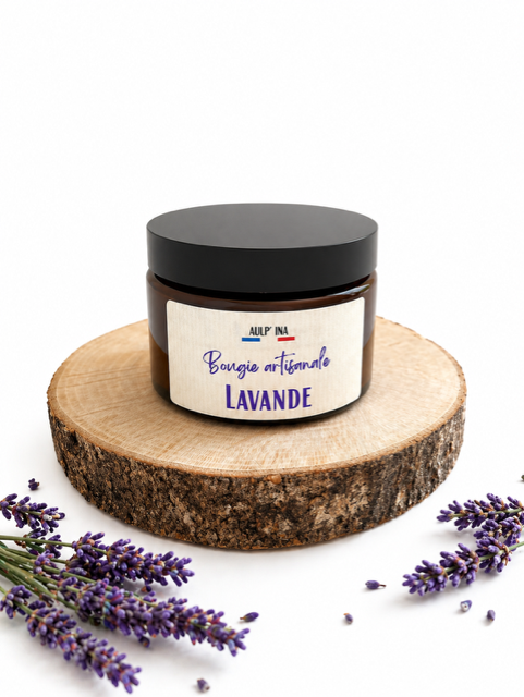 Bougie ambrée Lavande 100 ml