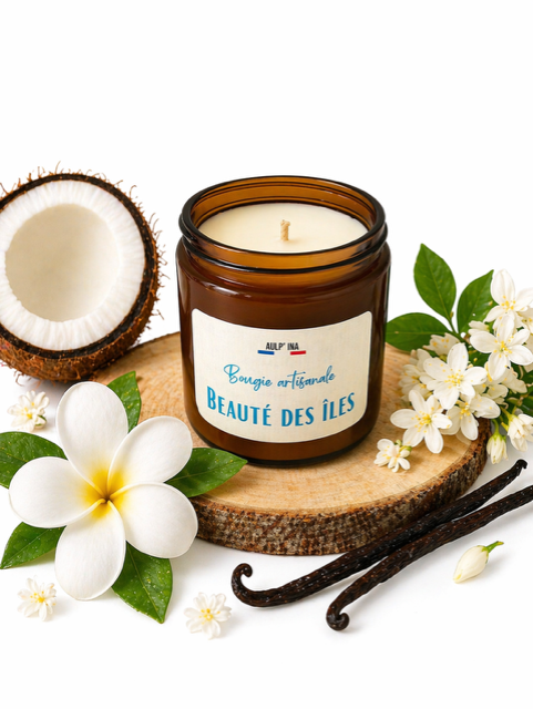 Bougie ambrée Beauté des îles 250 ML