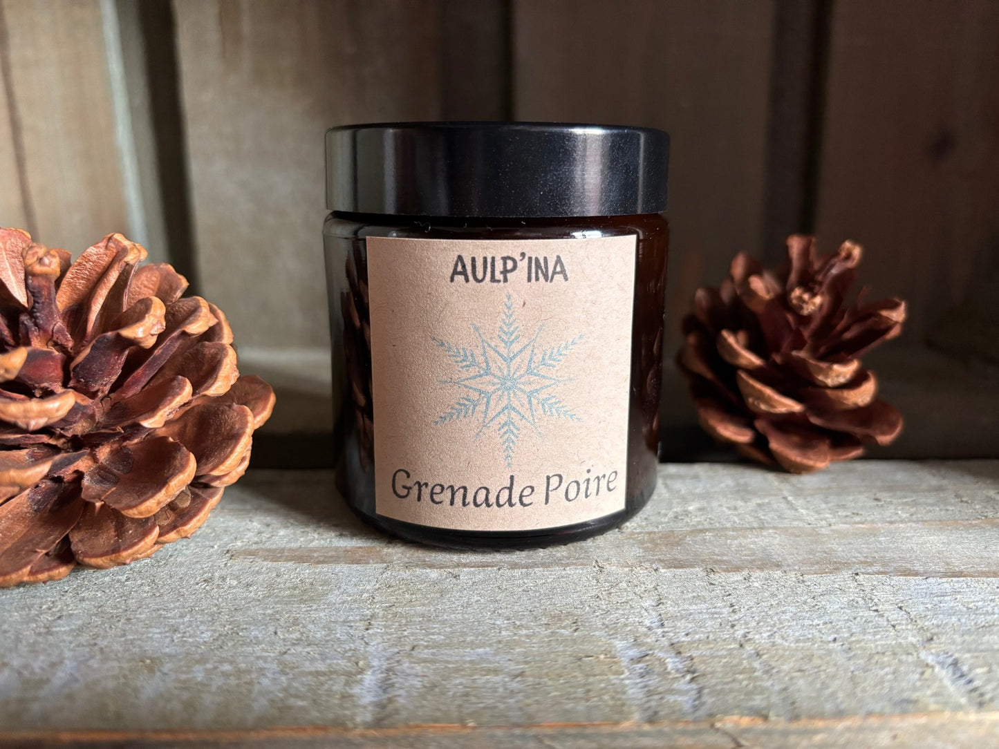 Bougie ambrée GRENADE POIRE