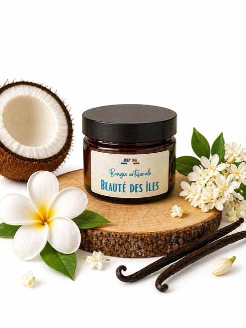 Bougie ambrée Beauté des îles  100 ML
