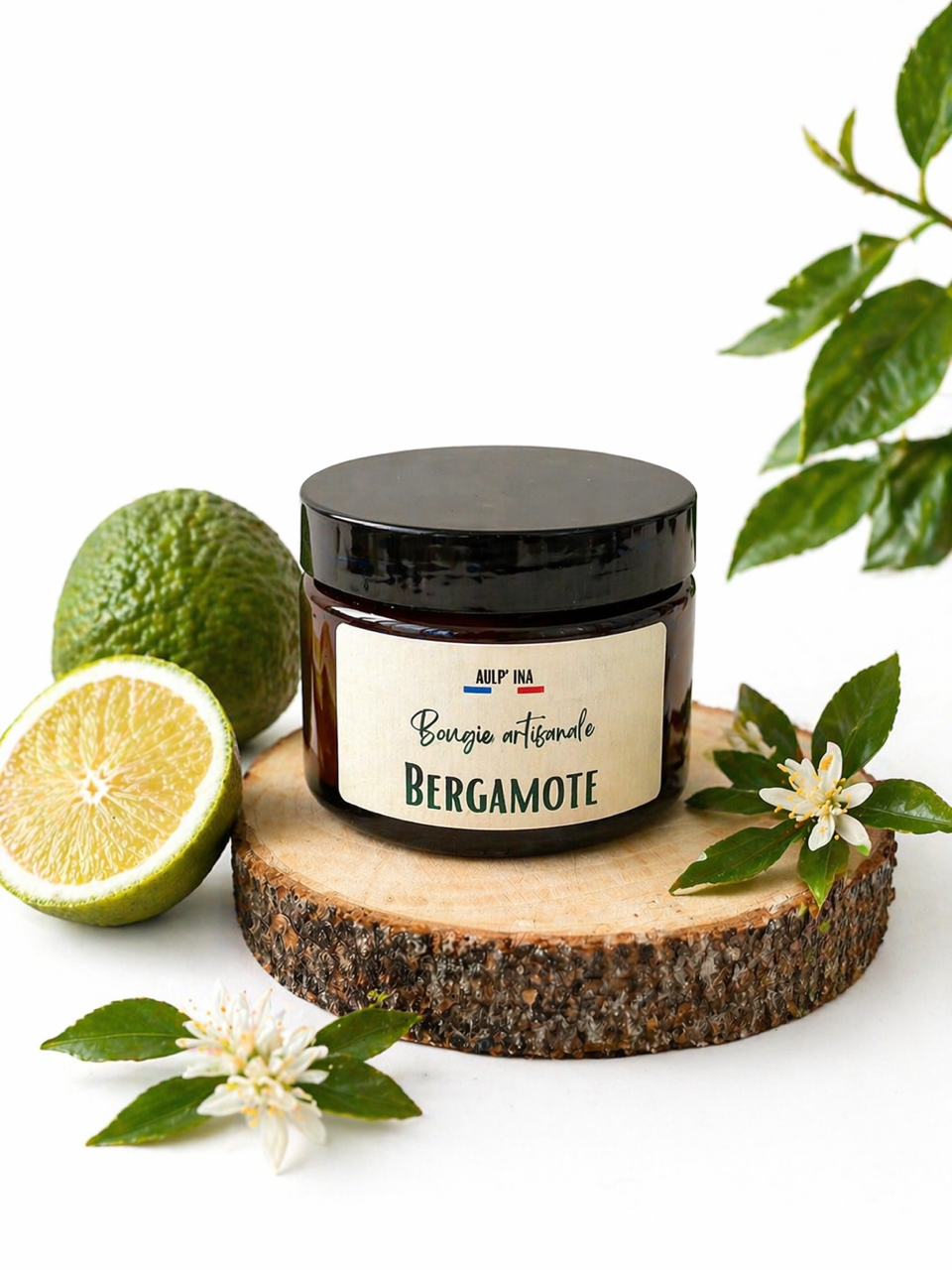 Bougie ambrée Bergamote 100 ML