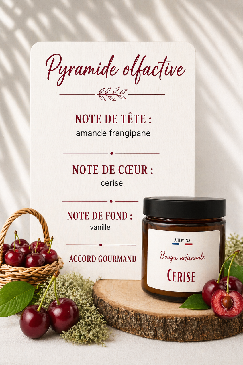 Bougie ambrée Cerise 100 ML